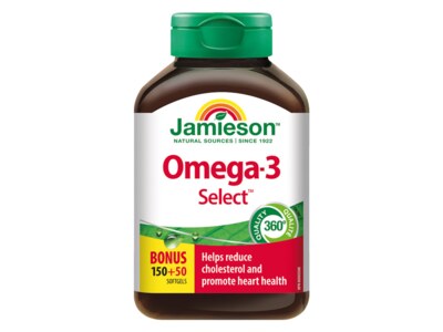 Jamieson Omega 3-6-9 1200mg 150+50 kapslí
