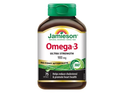 Jamieson Omega-3 Ultra 900 mg 75 kapslí