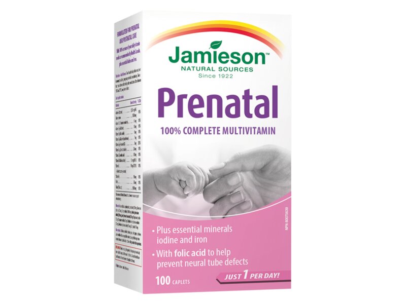 Jamieson Prenatal multivitamín 100 tablet