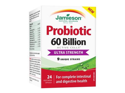 Jamieson Probiotic 60 miliard Ultra Strength 24 kapslí Jamieson Probiotic 60 miliard Ultra Strength 24 kapslí