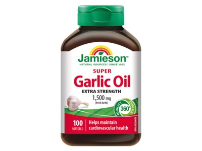 Jamieson Super česnek 1500 mg 100 kapslí Jamieson Super česnek 1500 mg 100 kapslí