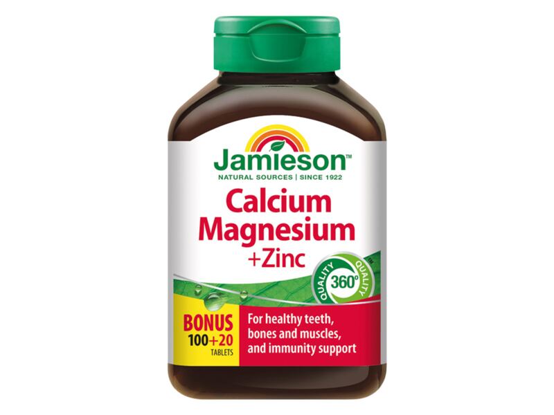 Jamieson Vápník, Hořčík, Zinek 120 tablet