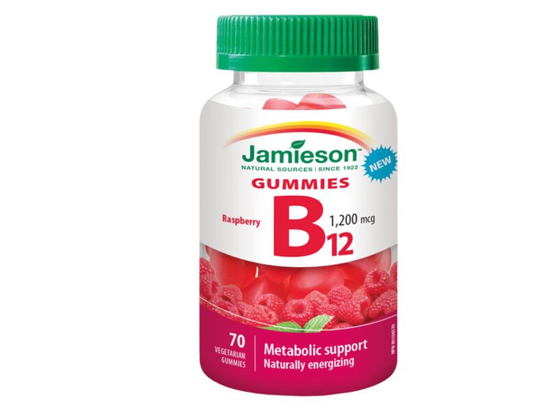 Jamieson Vitamín B12 Gummies 1200 mcg 70 pastilek Jamieson Vitamín B12 Gummies 1200 mcg 70 pastilek