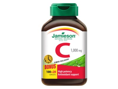 Jamieson Vitamín C 1000 mg 100+20 tablet s postupným uvolňováním