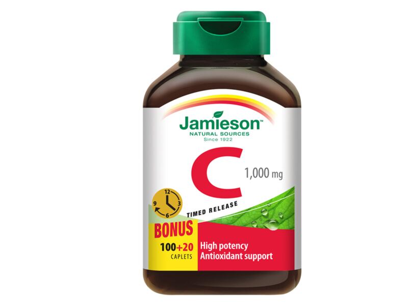 Jamieson Vitamín C 1000 mg 100+20 tablet s postupným uvolňováním Jamieson Vitamín C 1000 mg 100+20 tablet s postupným uvolňováním