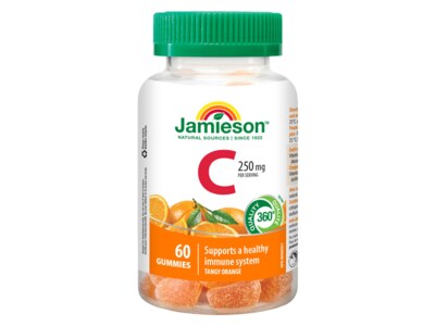 Jamieson Vitamín C Gummies pomeranč 60 pastilek
