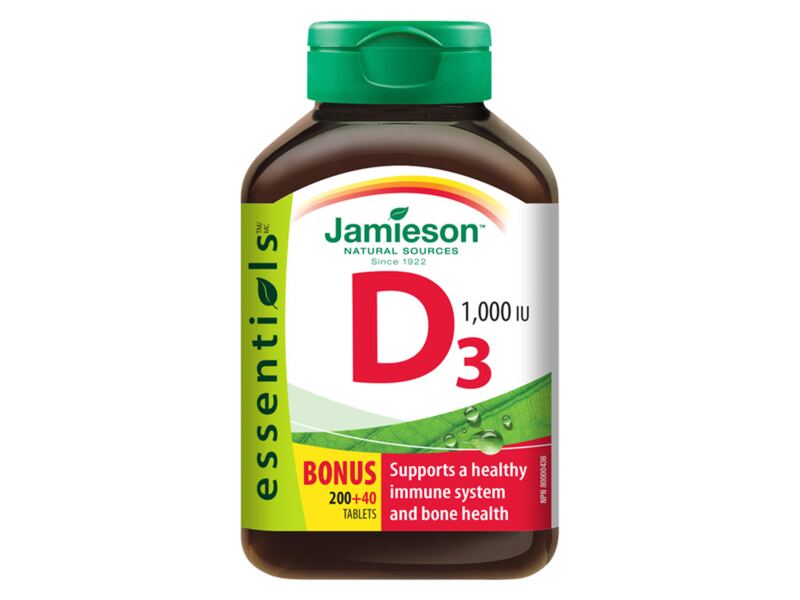 Jamieson Vitamín D3 1000 IU 240 tablet
