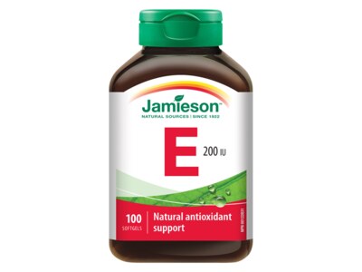 Jamieson Vitamín E 200 IU 100 kapslí
