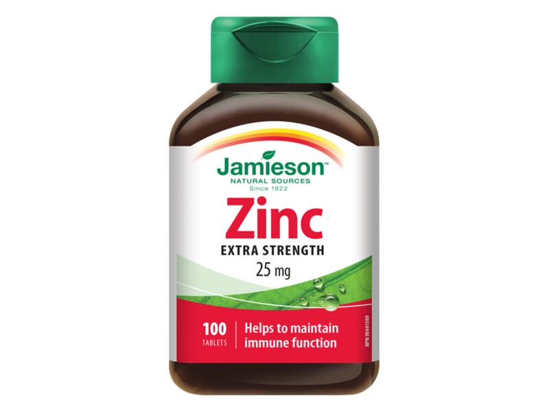 Jamieson Zinek 25 mg 100 tablet