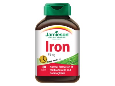 Jamieson Železo 35 mg 60 tablet s postupným uvolňováním