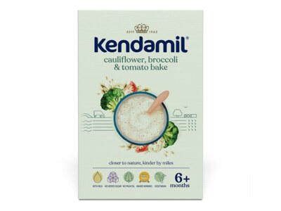 Kendamil mléčná kaše s brokolici, květákem a rajčaty 150 g