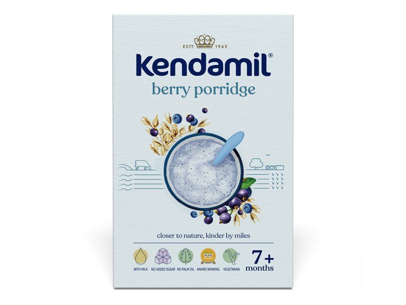 Kendamil mléčná kaše s lesním ovocem 150 g