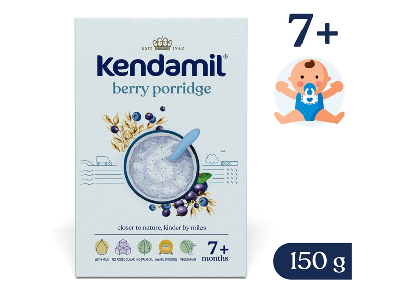 Kendamil mléčná kaše s lesním ovocem 150 g