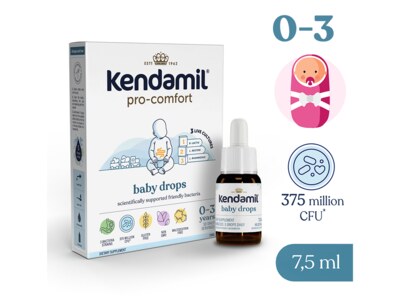 Kendamil Pro-comfort kapky pro děti s probiotiky 7,5 ml