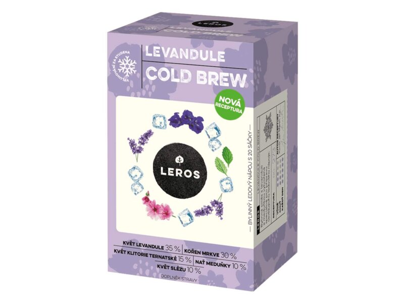 Leros Levandule Cold Brew nálevové sáčky 20x1,2 g