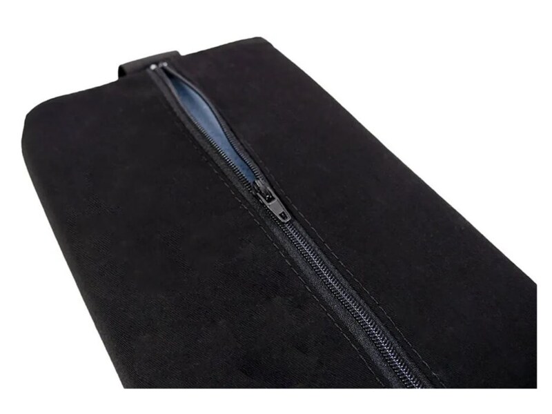 Rehabiq Bederní opěrka půlválec černá 28x9 cm