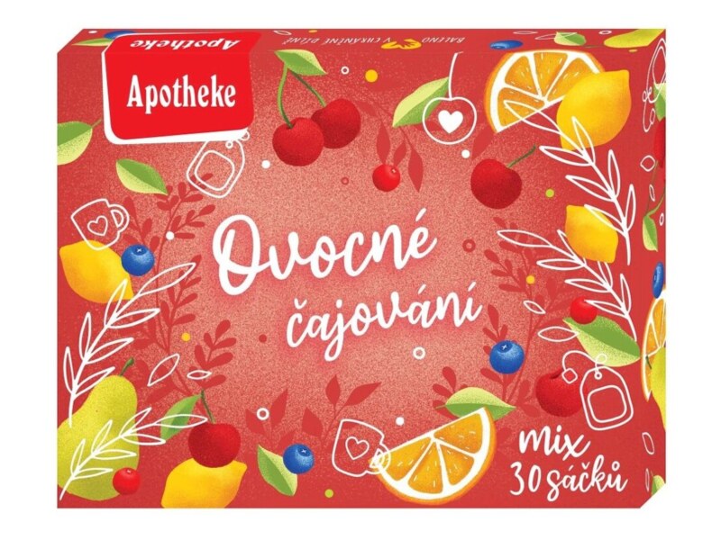 Apotheke Ovocné čajování mix 30 sáčků