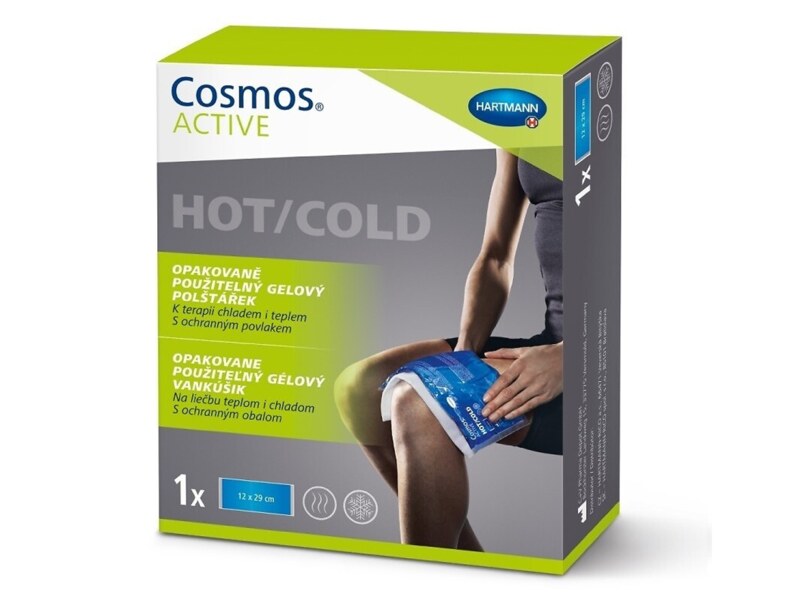 Cosmos Active hřejivý / chladivý gelový polštářek 12x29 cm 1 ks