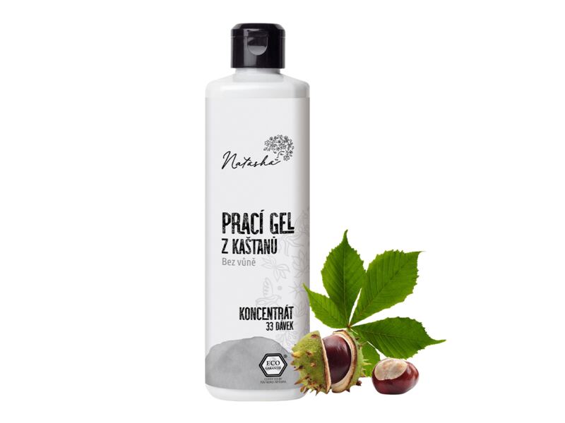 Natasha Prací gel z kaštanů bez vůně koncentrát 500 ml