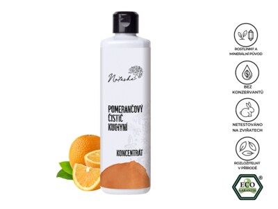 Natasha Univerzální čistič Pomeranč koncentrát 500 ml Natasha Univerzální čistič Pomeranč koncentrát 500 ml