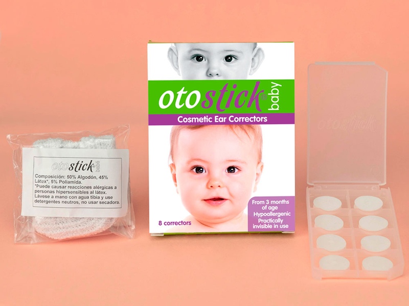 Otostick Baby korektor odstávajících uší pro děti 8 ks