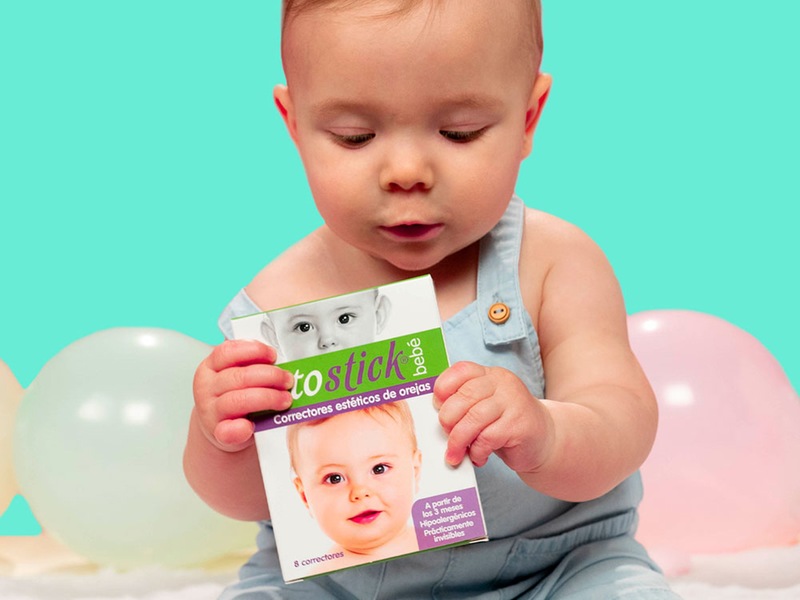 Otostick Baby korektor odstávajících uší pro děti 8 ks