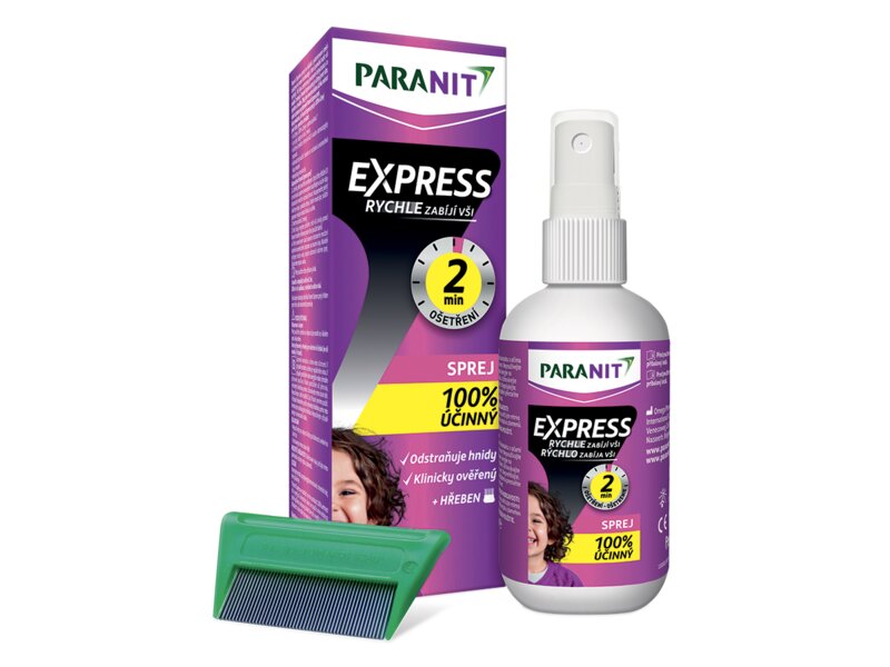 Paranit Express sprej + hřeben 95 ml