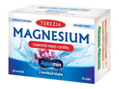 Terezia Magnesium rozpustný nápoj v prášku 30 sáčků