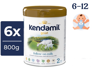 Kendamil Kozí 2 pokračovací mléko 6x800 g