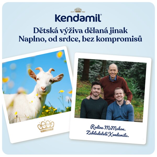 Kendamil Kozí 2 pokračovací mléko 6x800 g
