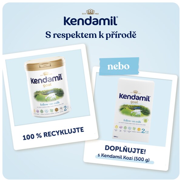 Kendamil Kozí 2 pokračovací mléko 6x800 g