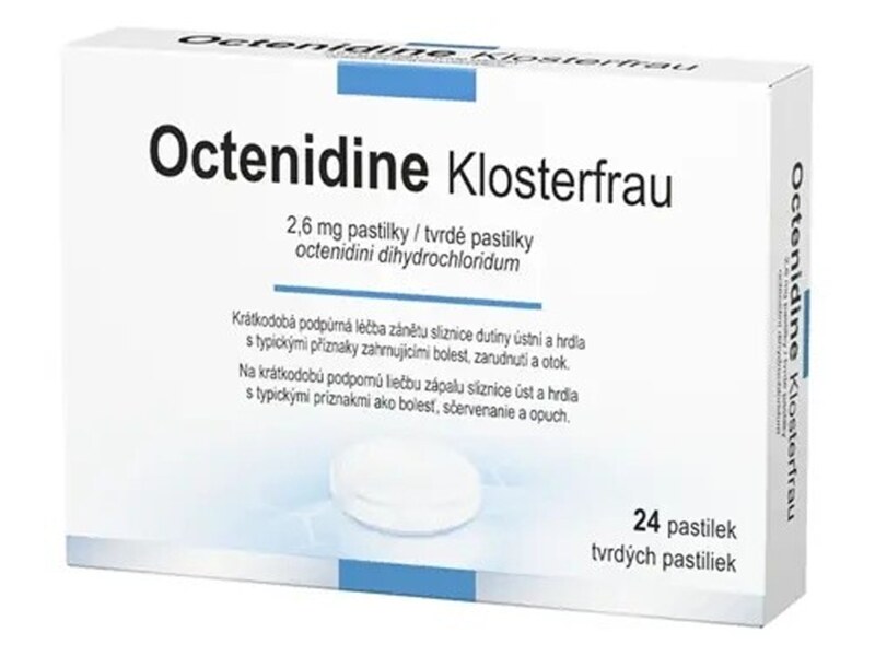 Octenidine Klosterfrau 2,6 mg 24 pastilek