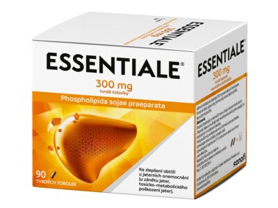 Essentiale 300 mg 90 tvrdých tobolek Essentiale 300 mg 90 tvrdých tobolek