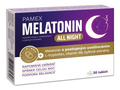 Pamex Melatonin All night 30 tablet Pamex Melatonin All night 30 tablet