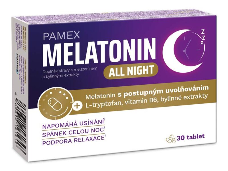 Pamex Melatonin All night 30 tablet