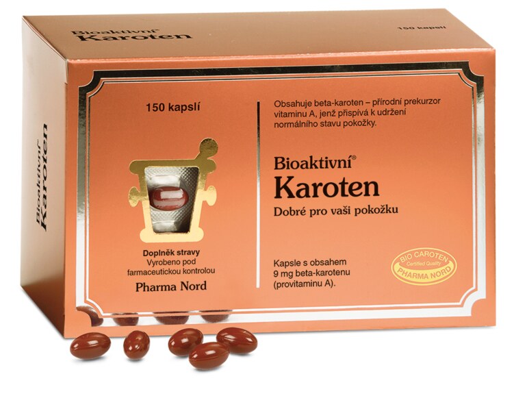 Pharma Nord Bioaktivní Karoten 150 kapslí Pharma Nord Bioaktivní Karoten 150 kapslí