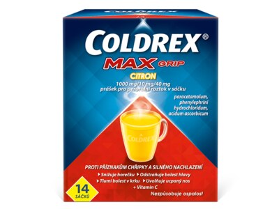 Coldrex MaxGrip citron 14 sáčků