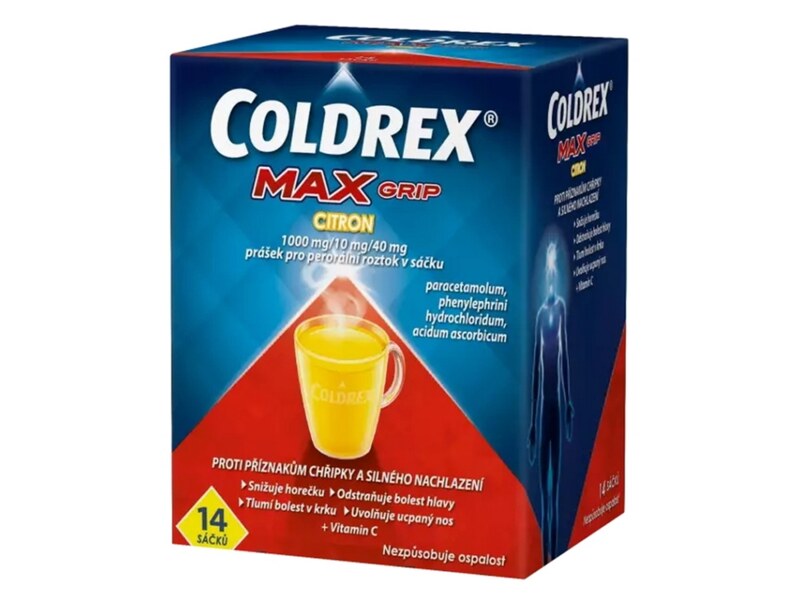 Coldrex MaxGrip citron 14 sáčků