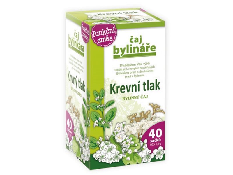Čaj Bylináře Krevní tlak 40 x 1,6 g