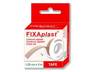 Fixaplast Cívková náplast 1,25 cm x 5 m 1 ks