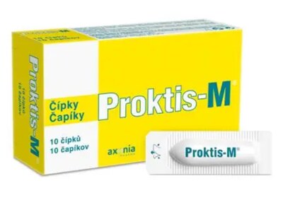 Proktis - M rektální čípky 10 x 2g
