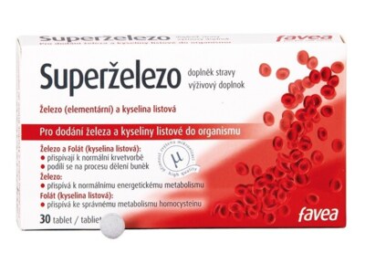 Favea Superželezo 30 tablet
