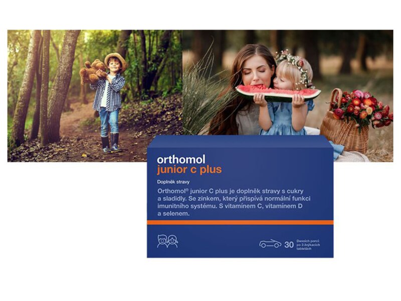 Orthomol Junior C PLUS Lesní plody 30 denních dávek Orthomol Junior C PLUS Lesní plody 30 denních dávek