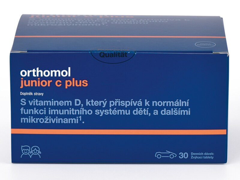 Orthomol Junior C PLUS Mandarinka 30 denních dávek Orthomol Junior C PLUS Mandarinka 30 denních dávek