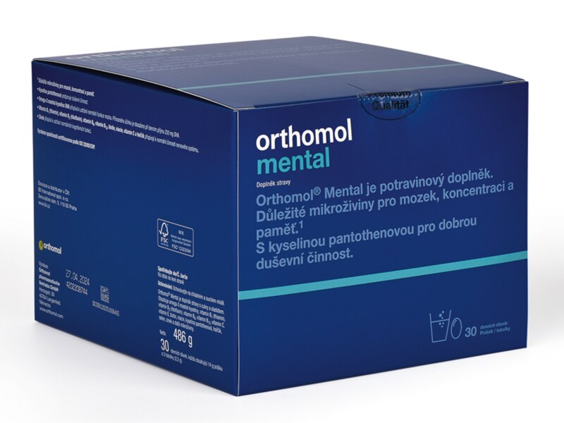 Orthomol Mental 30 denních dávek Orthomol Mental 30 denních dávek