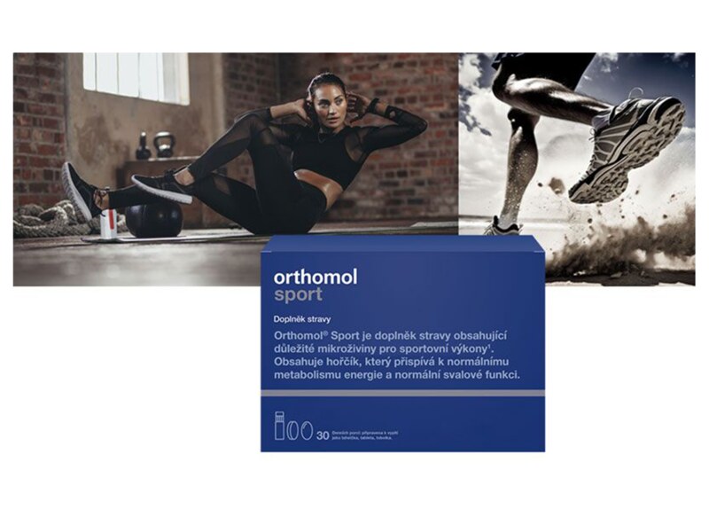 Orthomol Sport 30 lahviček + 30 tobolek + 30 tablet