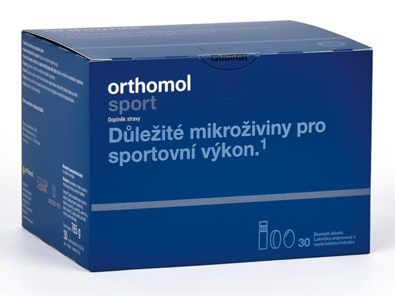 Orthomol Sport 30 lahviček + 30 tobolek + 30 tablet Orthomol Sport 30 lahviček + 30 tobolek + 30 tablet
