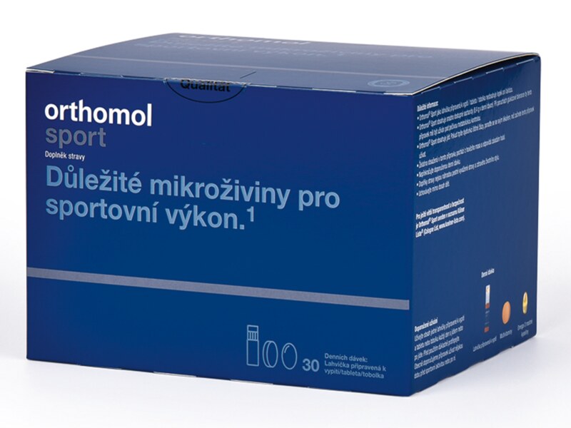 Orthomol Sport 30 lahviček + 30 tobolek + 30 tablet
