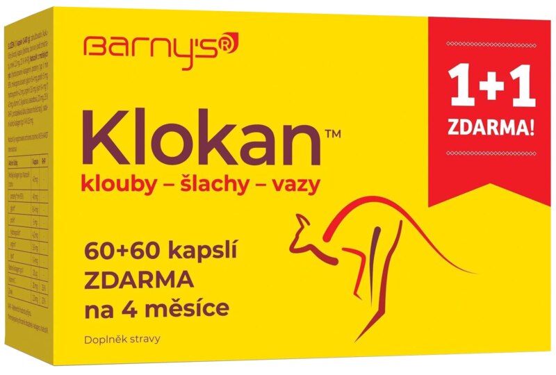 Barnys Klokan limitovaná edice 60+60 kapslí