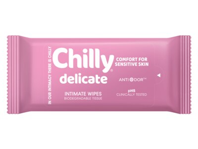 Chilly Intima Delicate ubrousky 12 ks Chilly Intima Delicate ubrousky 12 ks